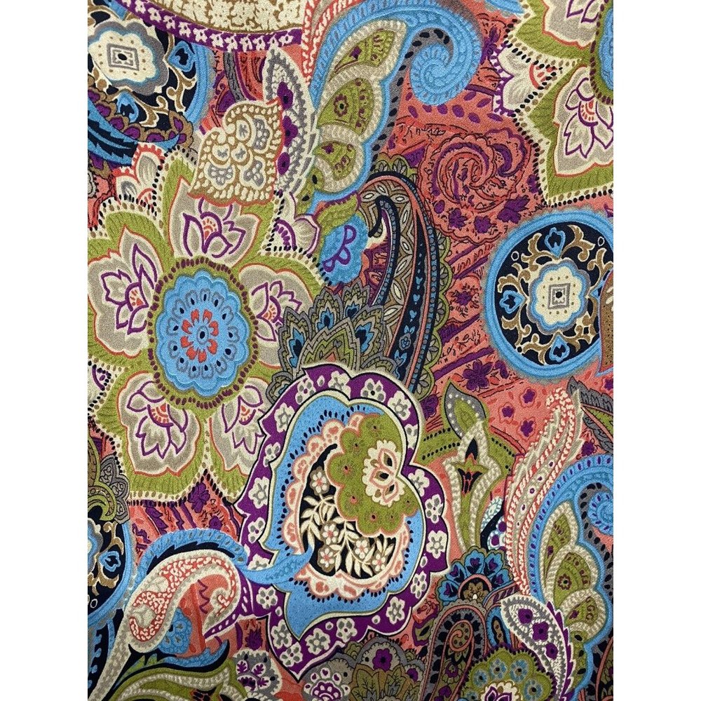 d w studio by David Warren paisley boho dress sz 6 - Picture 2 of 6